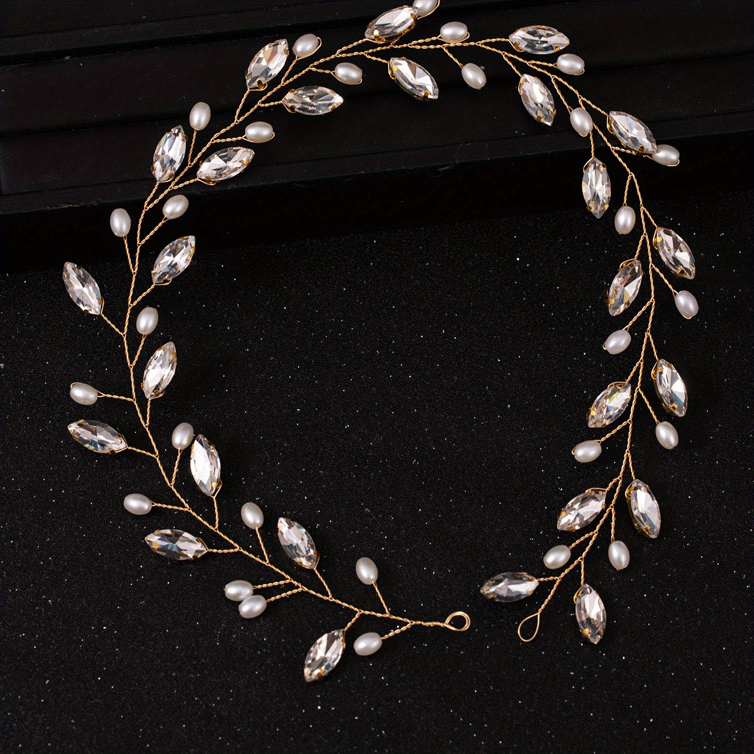 Bridal Rhinestone Headband Tiara Wedding Hair Accessory