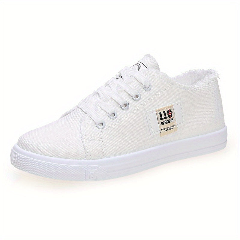 Women's Canvas Shoes Casual Lace Up Outdoor Shoes