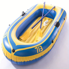 2-Person Inflatable Rubber Boat for Fishing - Thickened Raft