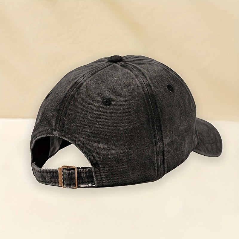 DOG MOM Embroidered Baseball Cap Washed Distressed Casual Dad Hats Lightweight