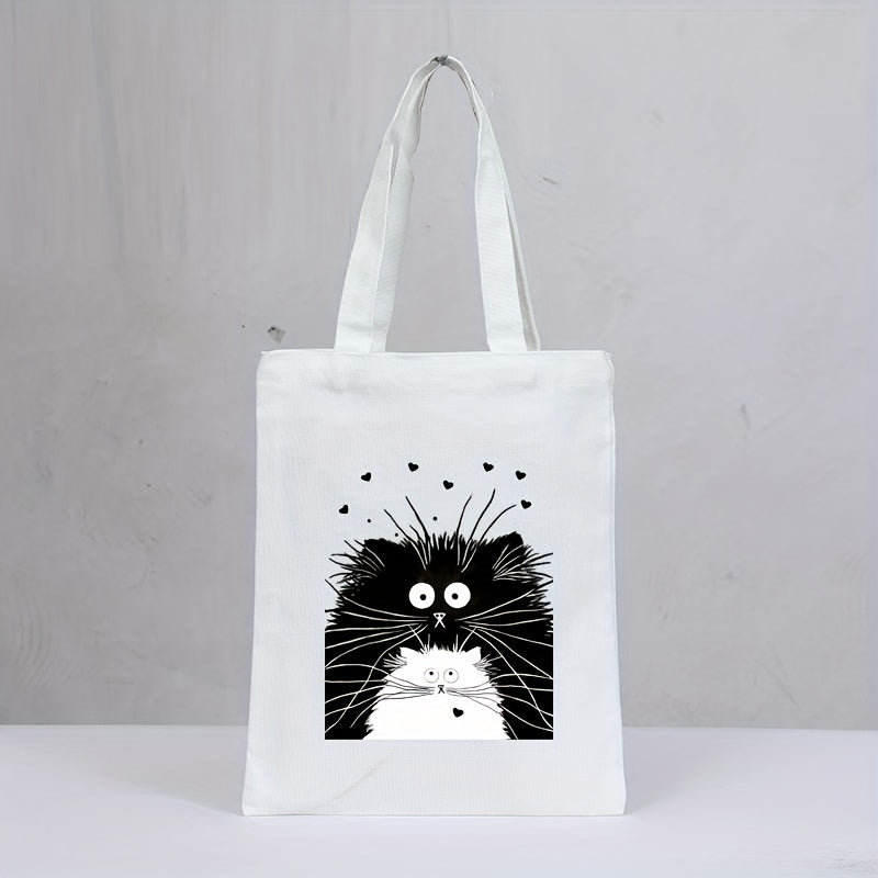 Cat Series Canvas Bag For Men