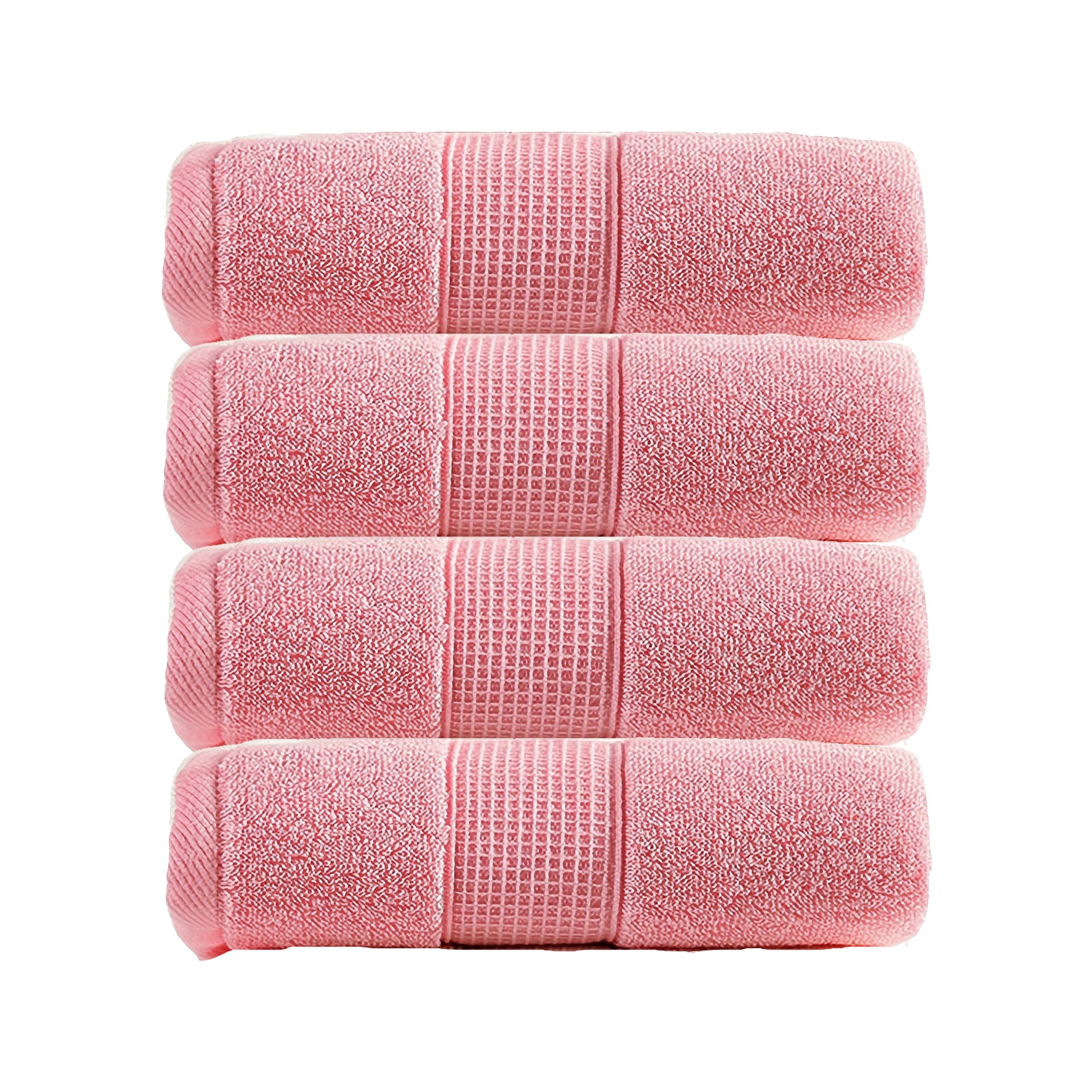4pcs Cotton Hand Towel Set Ultra Soft & Absorbent 33x72.9cm