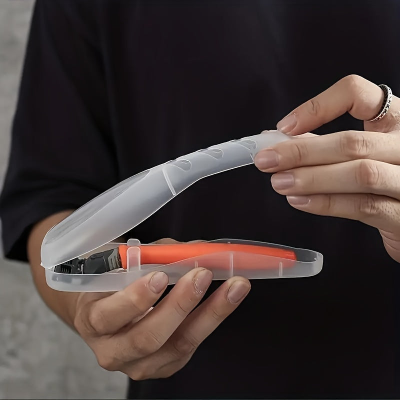Travel Shaver Box Portable Holder Razor Container