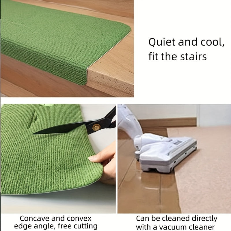 Luminous Stair Treads Rugs Non Slip Indoor Carpets for Wooden Steps