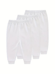 3Pcs set 0-24 Months Soft Cotton Baby Pants