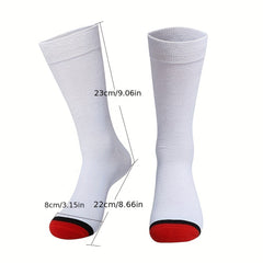 Colorblock Crew Socks Mid Tube Women's Stockings