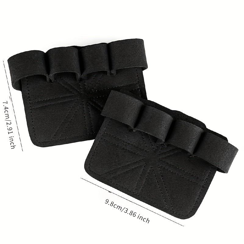 Cowhide Leather Weightlifting Gloves Half Finger Anti-slip Gloves
