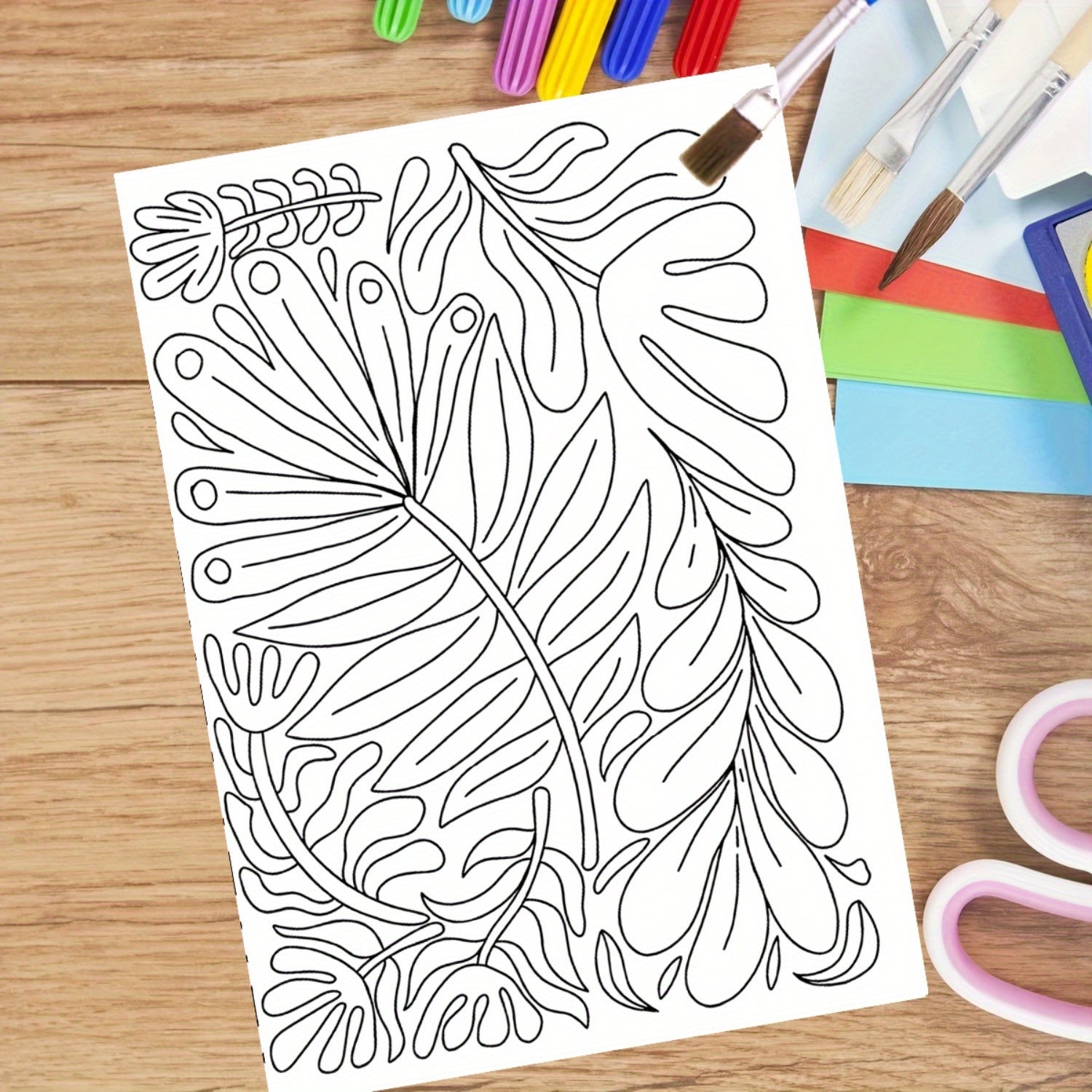 Dreamy & Spooky Drawing & Coloring Book with Thick Paper
