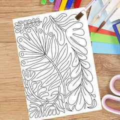 Dreamy & Spooky Drawing & Coloring Book with Thick Paper
