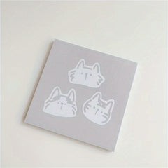 50 Sheets Cute Cat Family Memo Pads Non Sticky Sticky Note