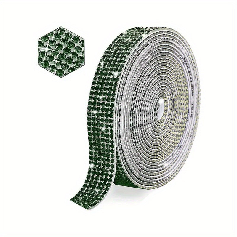Crystal Rhinestone Strips Self Adhesive Ribbon Bling Sticker