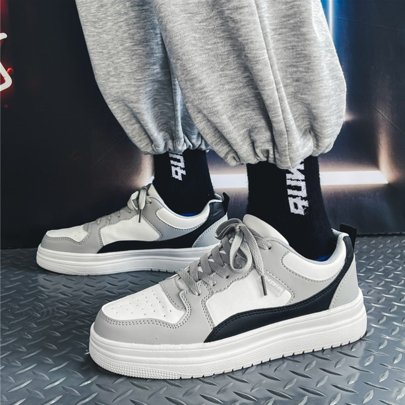 Men's Platform Sneakers Lace up Skate Shoes