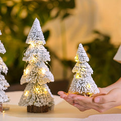 Mini Christmas Trees 14.99 cm with Lights