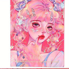 63-Color Pearly Eyeshadow Palette Matte Sequin Finish