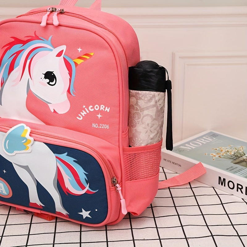 Kids Cartoon Schoolbags Unicorn Dinosaur Student Backpack