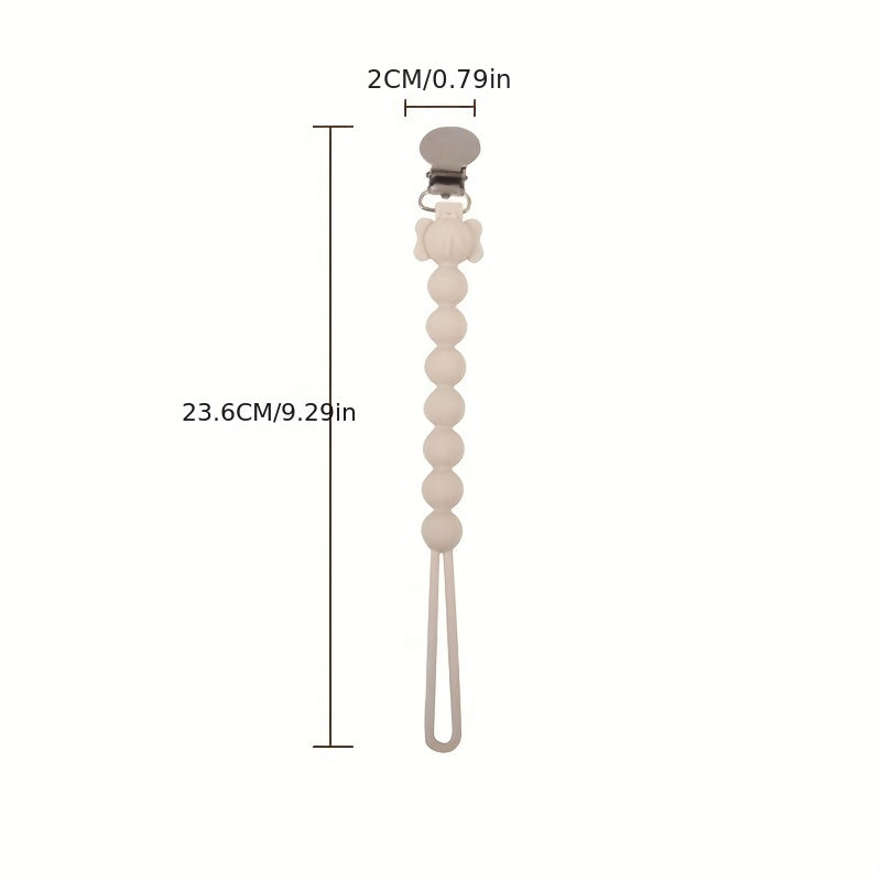 Wooden Baby Announcement Sign & Pacifier Clip Set