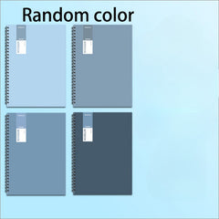 A4 Exam Study Notebook, Coil Thickening Style