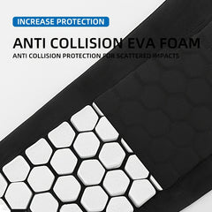 Honeycomb Arm Sleeves UV Protection Elbow Guards for Outdoor Sports