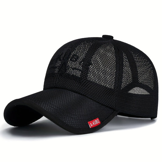 Men's Breathable Mesh Baseball Cap Outdoor Fishing Cap Sun Hat