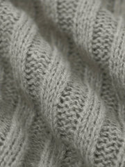 Men's Turtle Neck Cable Knit Sweater