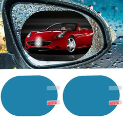 2pcs Car Truck Rearview Mirror Rainproof Film Anti Fog Anti reflective Clear Wat