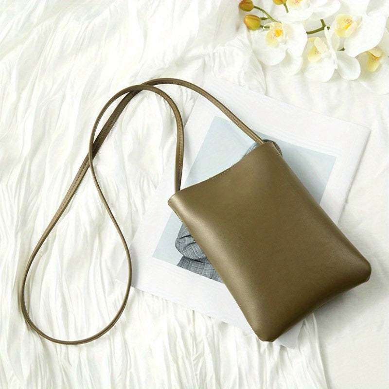 Vertical Phone Bag Women's Mini Crossbody Bucket Bag