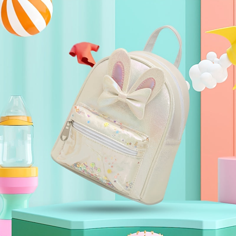 Kids Bowknot Rabbit Ears Backpack for Girls