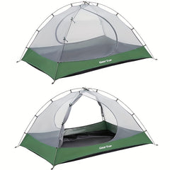 2-Person Lightweight Backpacking Tent with Awning Vestibule