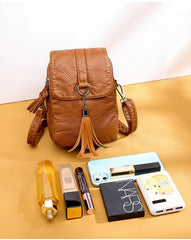 Mini Handbags Ladies All-Match Messenger Bag PU Leather Shoulder Bag
