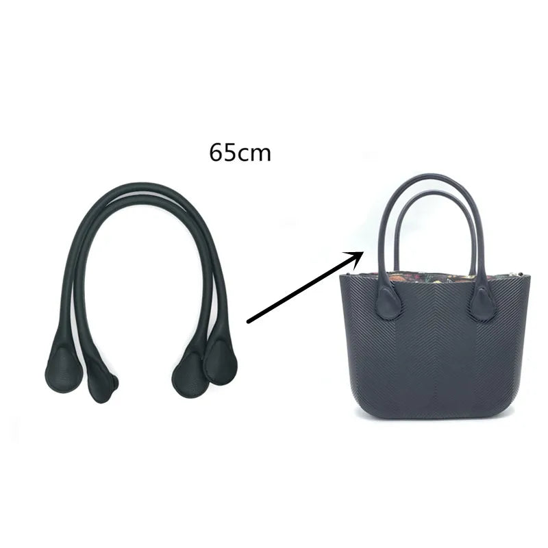 Pair of Long Short Leather Handles for Obag Tote Bag