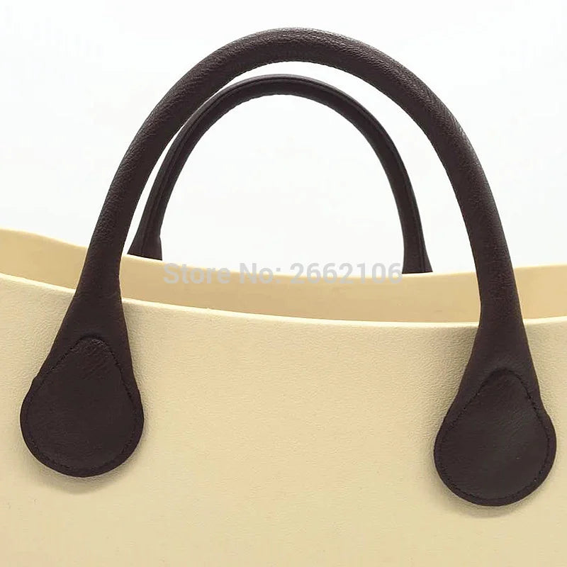 Pair of Long Short Leather Handles for Obag Tote Bag