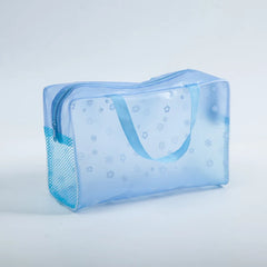 PVC Transparent Cosmetic Bag Clear Makeup Waterproof Zipper Beauty Case