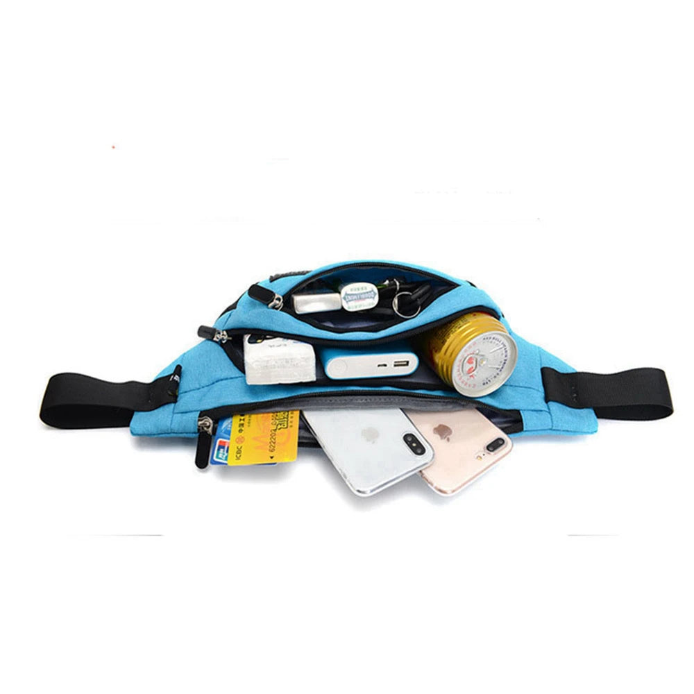 Nylon Waist Bag Waterproof Chest Strap Handbag Fanny Pack
