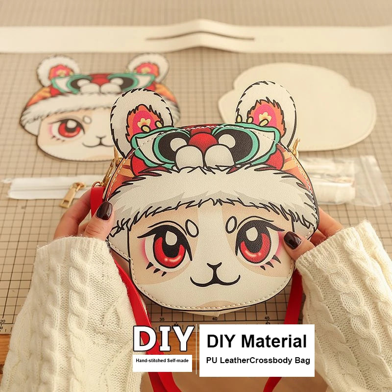 DIY Women's Leather Shoulder Bag Making Set