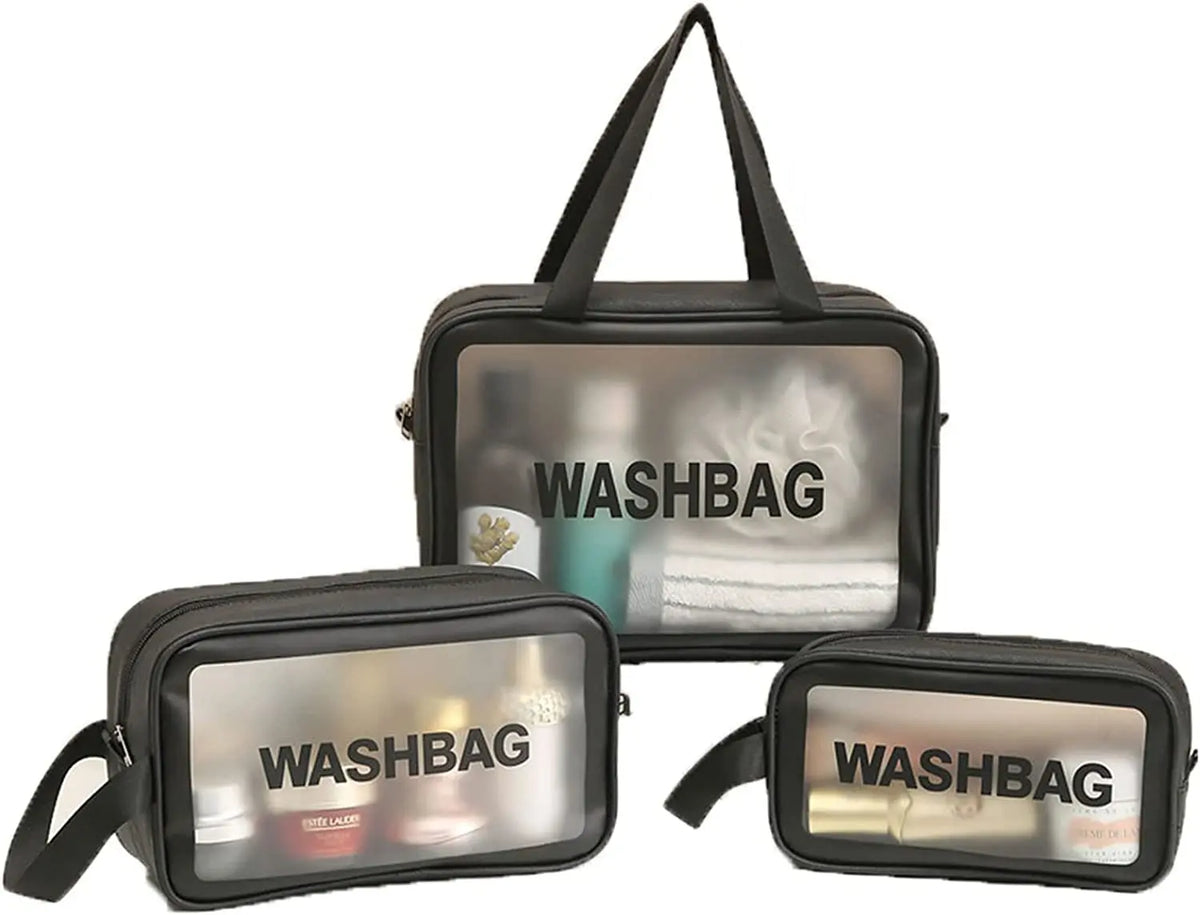 Translucent PVC Wash Bag Waterproof Cosmetic Bags for Women