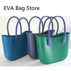 Long Denim Fabric Handles for Women's Bags - 2 pcs
