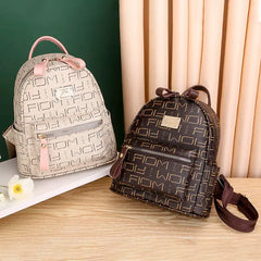 10 Inch Women Backpack, Flower Print Schoolbag for Teenager