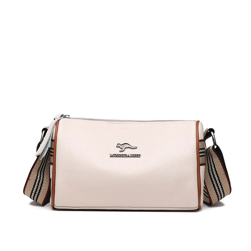 Soft Leather Women Shoulder Bag Crossbody Messenger Handbag