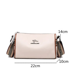 Soft Leather Women Shoulder Bag Crossbody Messenger Handbag
