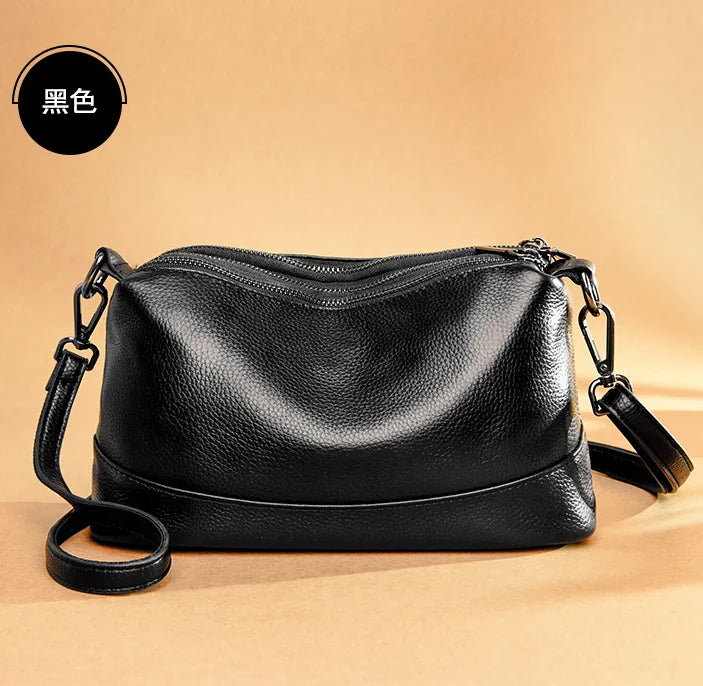 Women's Leather Tote Bag High Capacity Shoulder Messenger