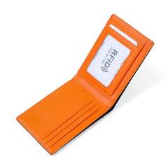 Real Cowhide Men's Wallet Short Walet Portefeuille Homme