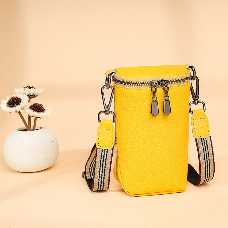 Leather Mini Crossbody Bags for Women