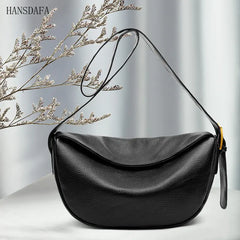 Genuine Leather Shoulder Bag Women Handbag Designers Cowhide Messenger Bag