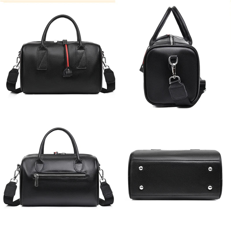 High Soft Cowhide Leather Shoulder Bag for Women