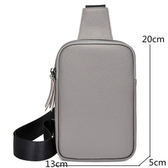 Women Chest Bag High Soft Cowhide Female Shoulder Handbag