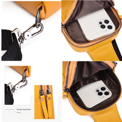 Women Chest Bag High Soft Cowhide Female Shoulder Handbag