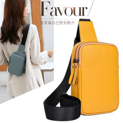 Women Chest Bag High Soft Cowhide Female Shoulder Handbag