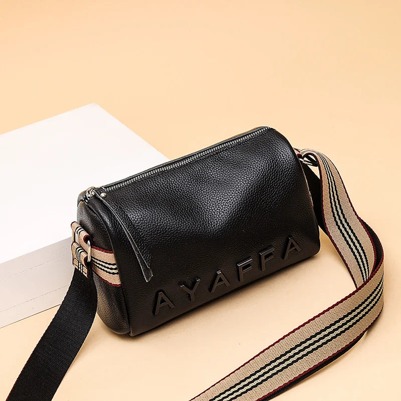 Leather Women Handbags Cowhide Shoulder Bags Lady Tote Female Messenger