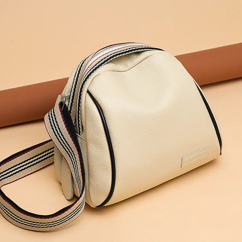 Soft Cowhide Women Handbags Ladies Messenger Bag Female Shoulder Tote Bags