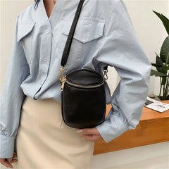 100% Leather Women Shoulder Bags Lady Mobile phone bag Cowhide Women Handbags Mi